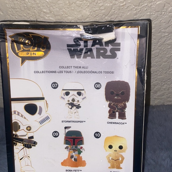 Funko Pop! PIN - Star Wars: STORM TROOPER #07 671803318403 New Sealed - Picture 8 of 8